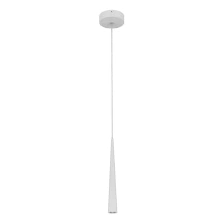 Westgate Power & CCT Adjustable Tapered Pendant with 6Ft Adj. Cord, White, 3W/6W/9W, 3000K/4000K/5000K LCFT-MCTP-WH